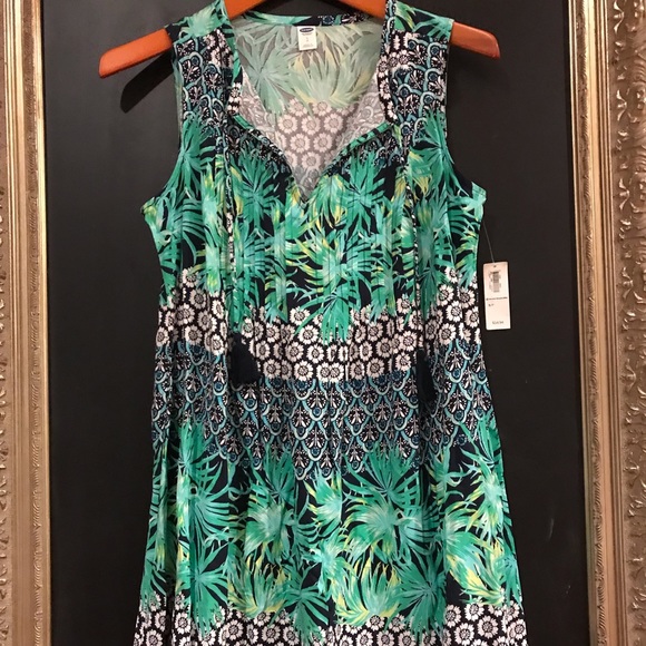 old navy tropical dress